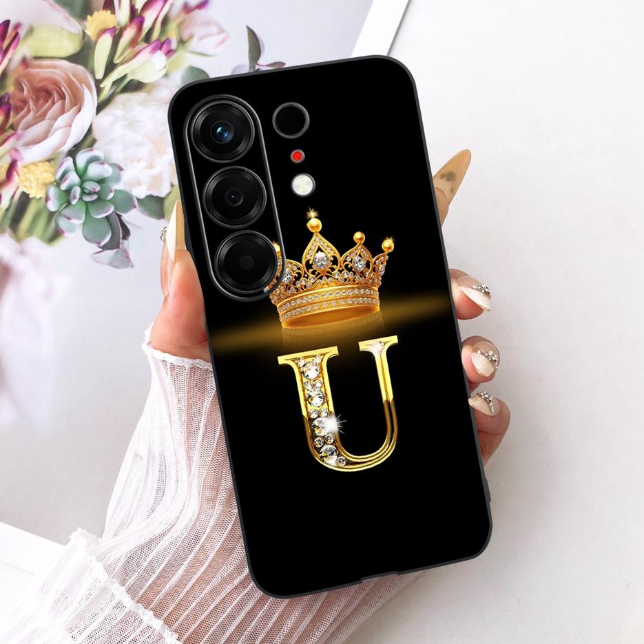 For Tecno Camon 50 4G Case CN5 Luxury Crown Letters Cover Soft TPU Phone Case For Tecno Camon 50 Pro 4G CN5c Camon50 Fundas Bags