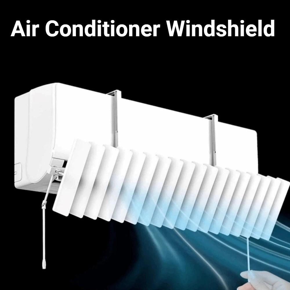 Wall-Mounted Air Conditioner Windshield Adjustable Air Conditioner Outlet Baffle Vent Cover