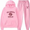 Young Royals Hillerska School Hoodie Teens Casual Printed Pullover Loose Fit