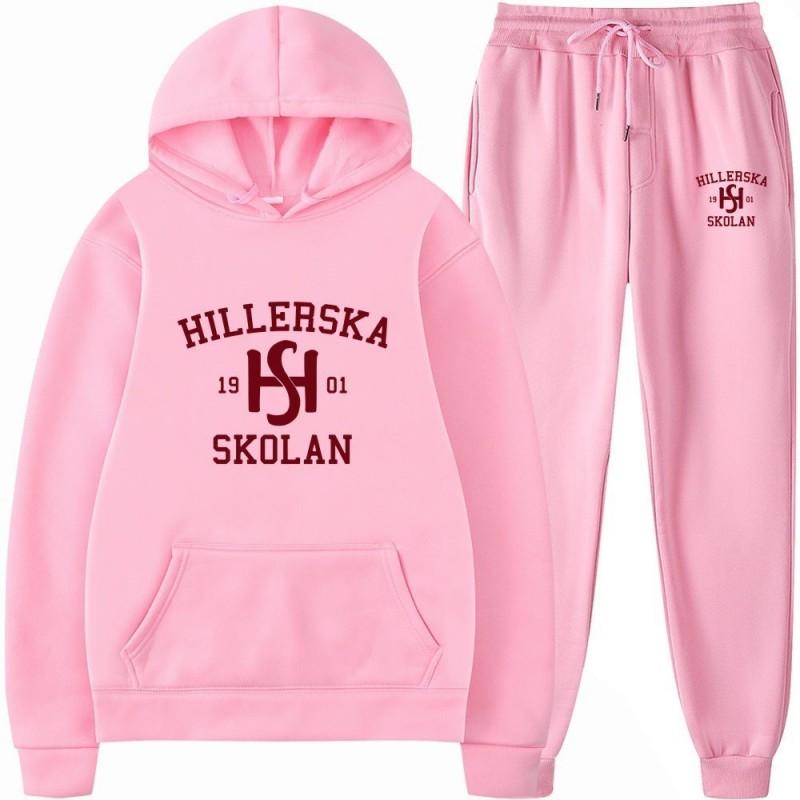 Young Royals Hillerska School Hoodie Teens Casual Printed Pullover Loose Fit