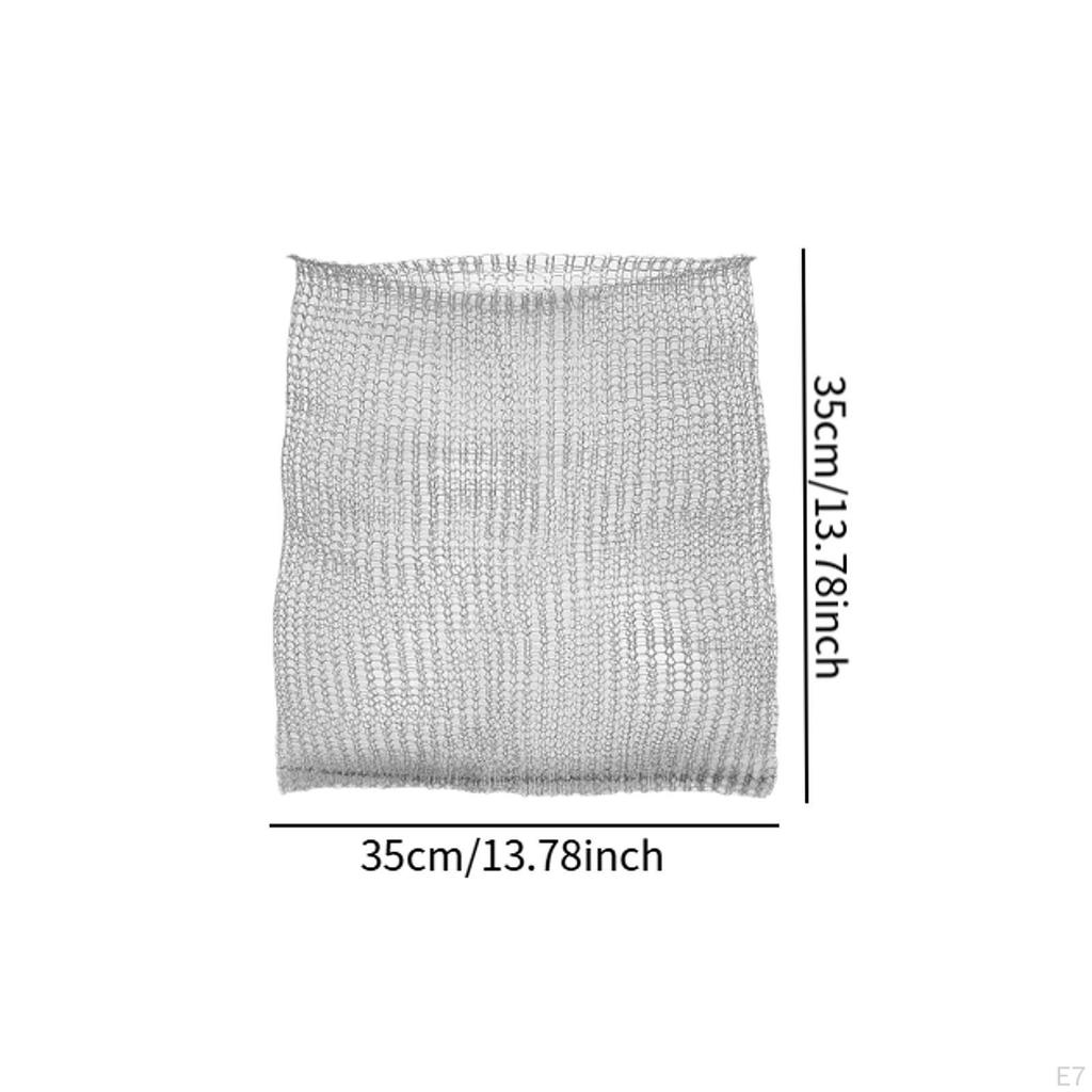 5 Pack Baskets with Net Bags And Wire Framework