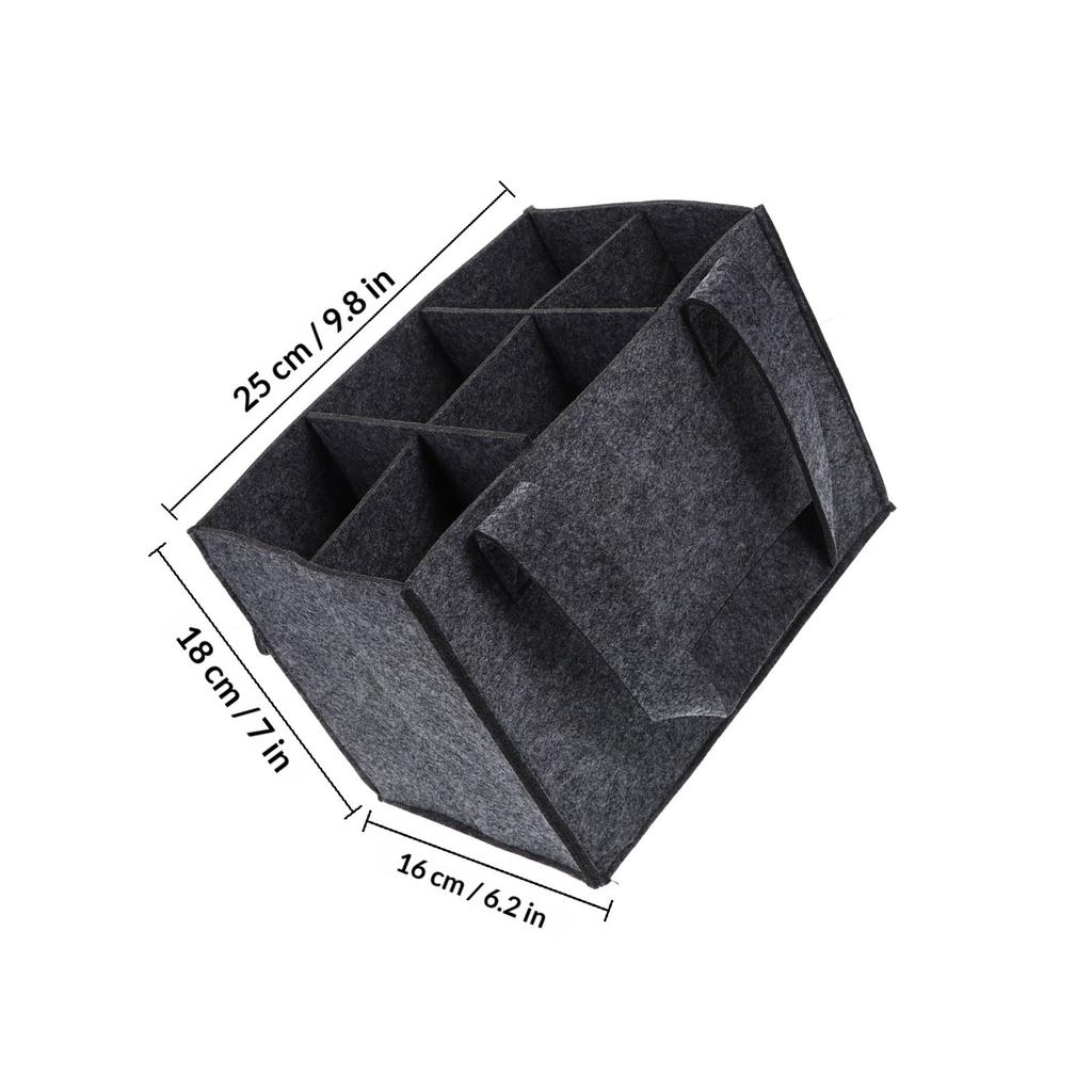 1Pcs Wine Bottle Carrier Tote Bag Fits 6 Red Wines Premium Felt Gift Pouch Reusable Storage Bag with Fine Sewing for Safe