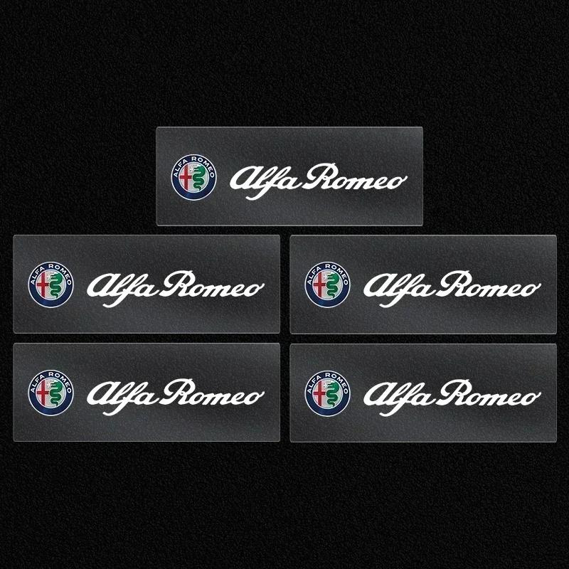 Car Emblem Logo Decorative Stickers Badge Decal Interior Styling For Alfa Romeo 159 Giulietta Giulia 147 Mito 156 166 Stelvio