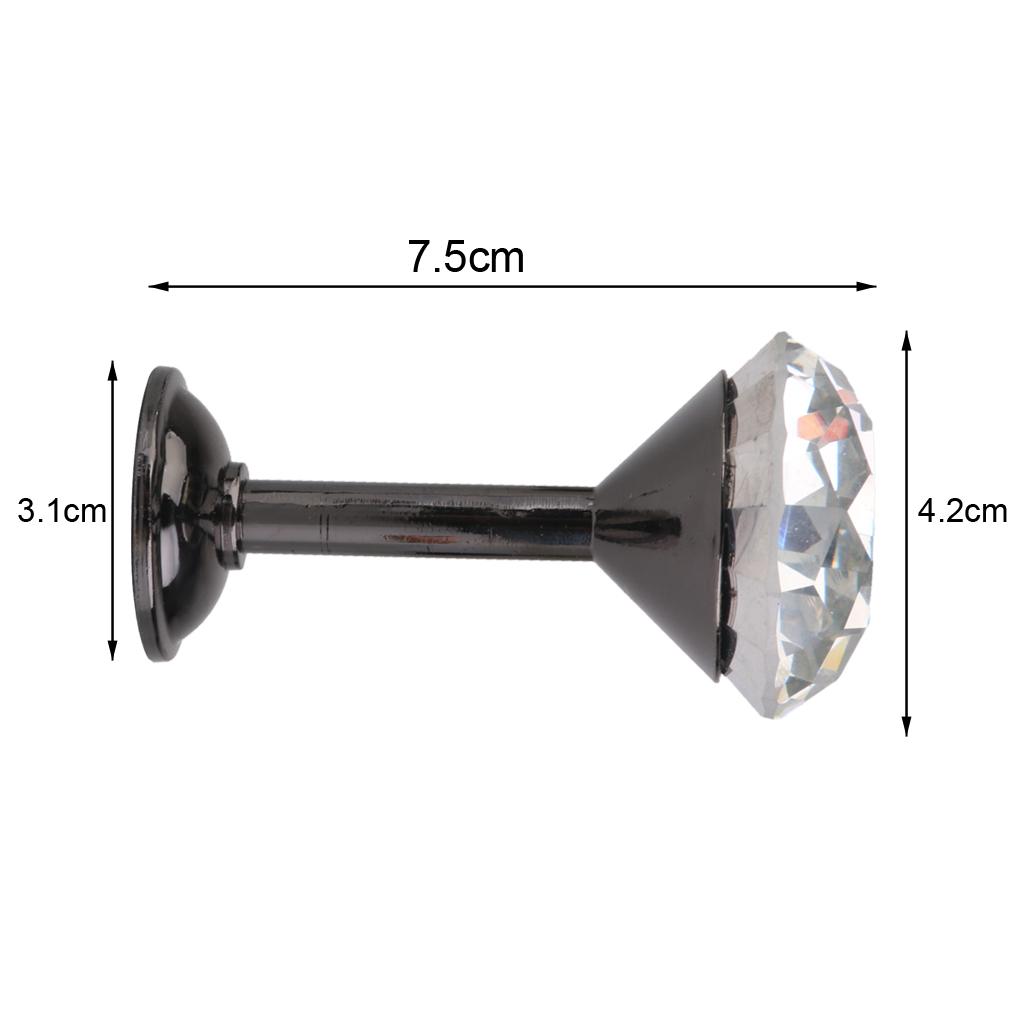 Faux Diamond Curtain Drapery Tiebacks Door Wall Tassel Hooks