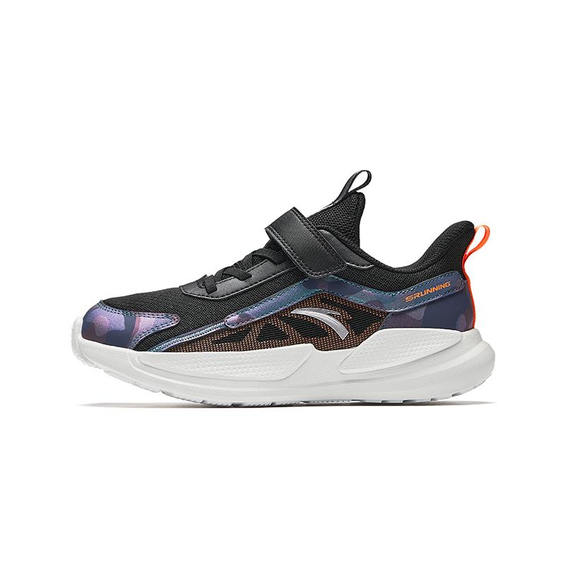 Anta Kids Synthetic Leather Fabric Fashion Versatile Trend Lightweight Shock Absorbing Breathable Low Top Running Shoes Kids Sneaker A12515503