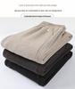 2024 Fashionable High-Waisted Woolen Pants for Middle-Aged & Elderly Women - Elastic Waist, Loose Fit, Plus Size for Autumn/Winter
