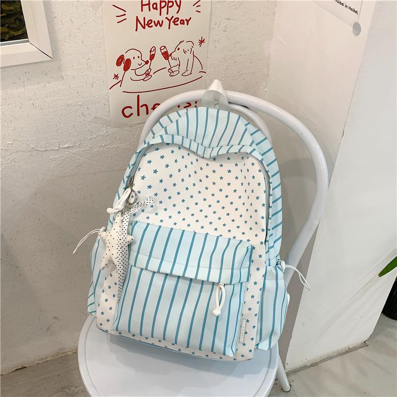 Schoolbag1011 New Japanese Backpack Girls Schoolbag Primary and Secondary School Students Light Commuting Backpack High Value Bag