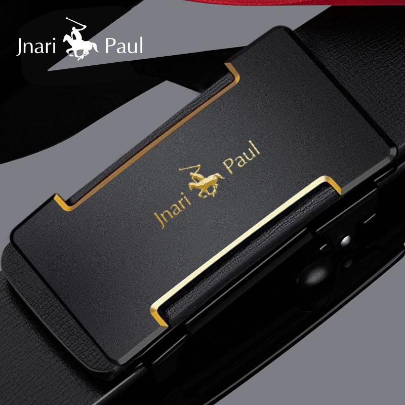 

Мужской кожаный ремень с автоматической пряжкой, корейский деловой ремень для отдыха 130cm