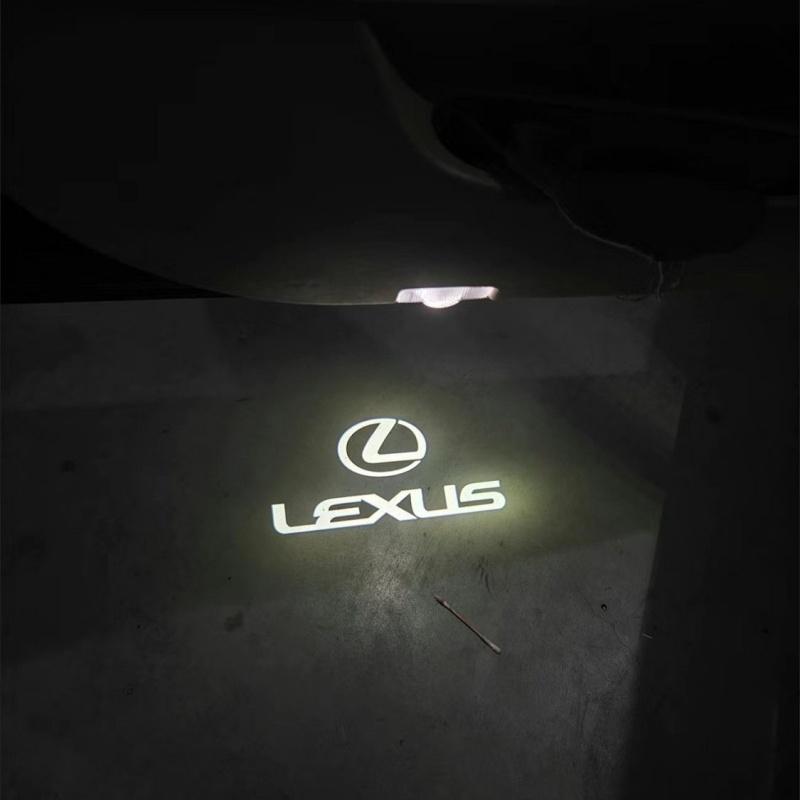 2pcs HD Car Door Welcome Light Logo Emblem Projector Lamps For Lexus GS IS LS500h ES260 ES300h RX350h NX260 UX260 LM LC RZ450e