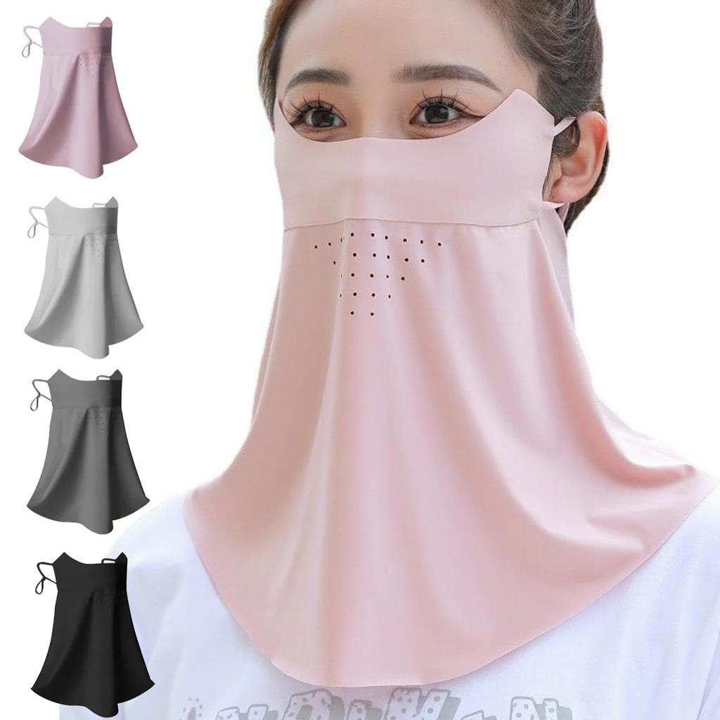 SmamRd Sunscreen , Sun Protection, Face Cover, Motorcycle, Multiple Breathing Holes, Face, UV Cover,