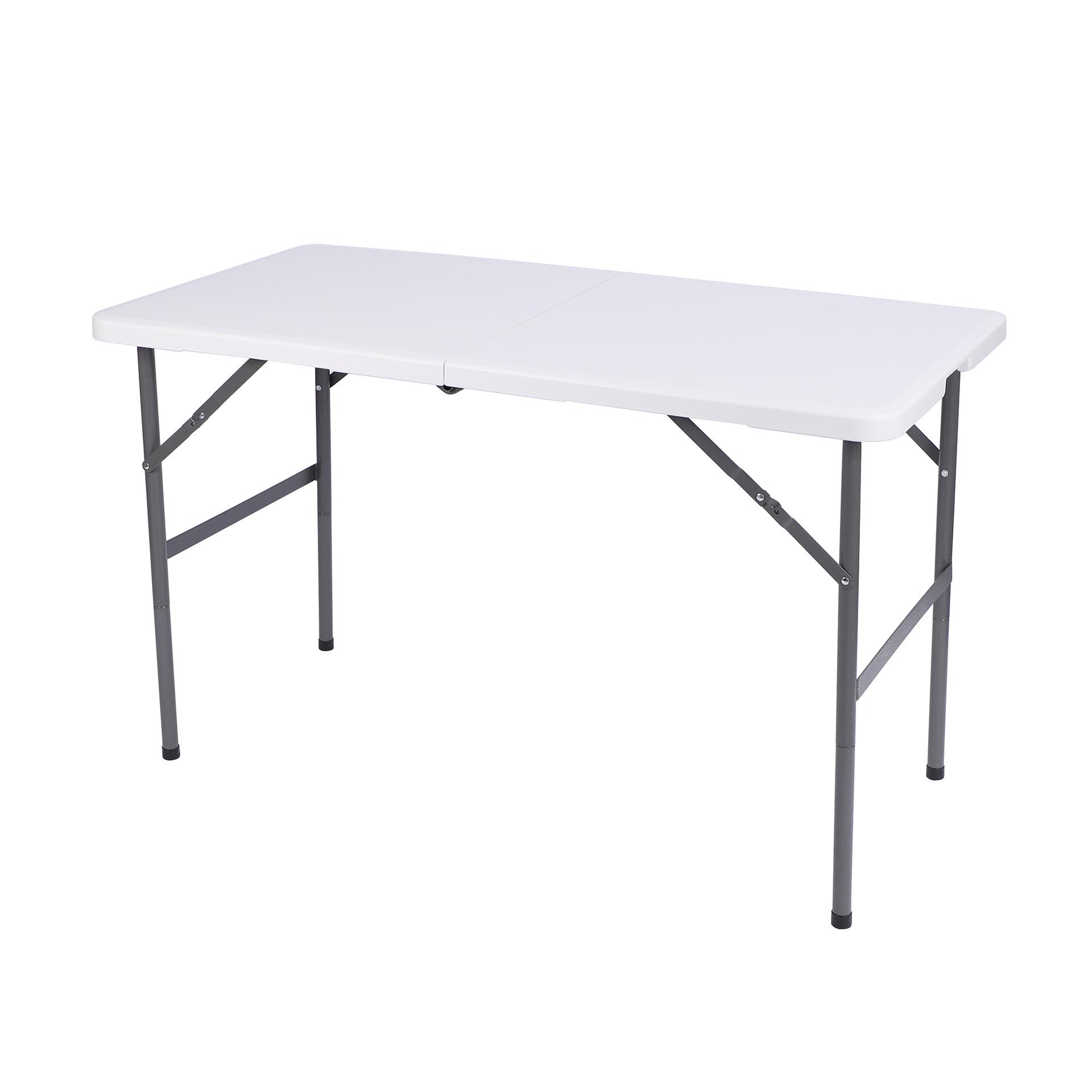 120cm Portable Rectangular Folding Study Table for Outdoor Camping