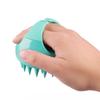 Silicone Handheld Scalp Massage Brush Anti-hair Tool with Horny Bristles for Shower and Beauty Treatments