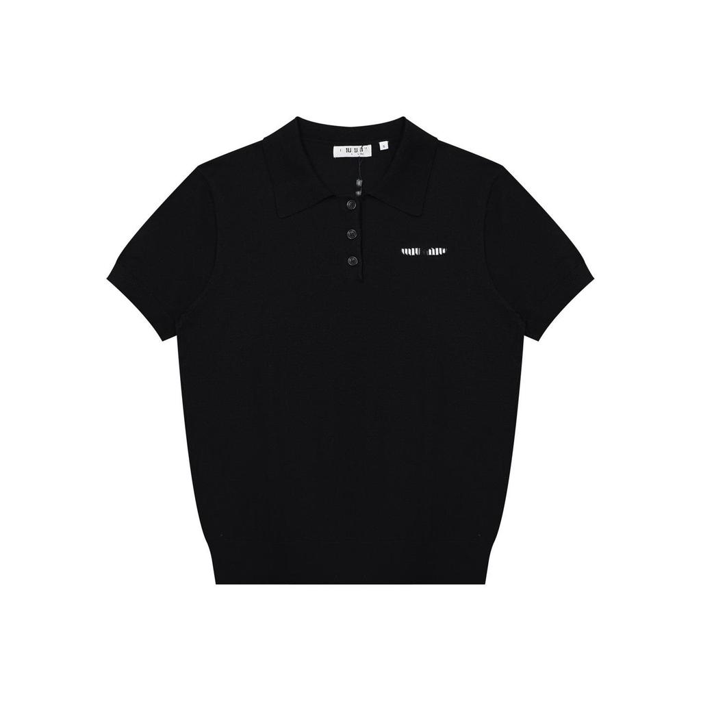 2025 Spring Unisex Slimming Thin Knit Loose Polo Shirt