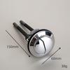 Toilet Flush Button Water Tank Single Push Type ABS Round Stem 38mm 48mm 58mm Modern Bathroom Fixture
