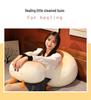 Cute Steamed Bun-Inspired Plush Pillow - Girlish Heart Cushion for Bed or Office
