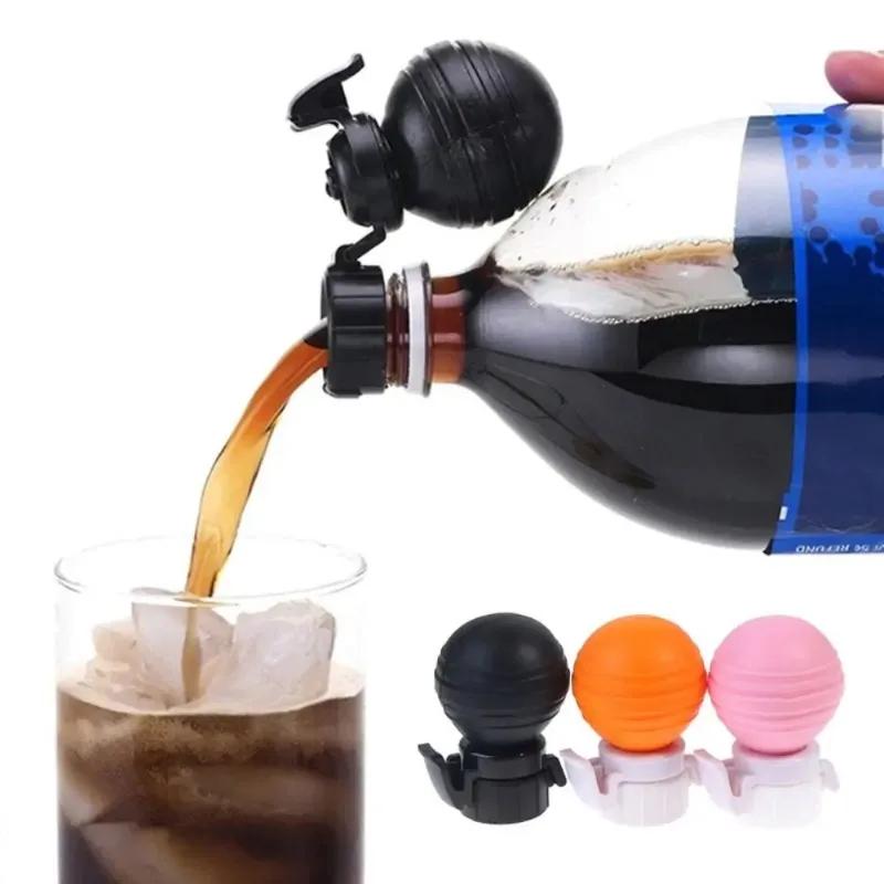 1pcs Inflatable Cola Pump Carbonation Keeper Drink Sealer Bottle Stopper Soda Cap Beverage Saver