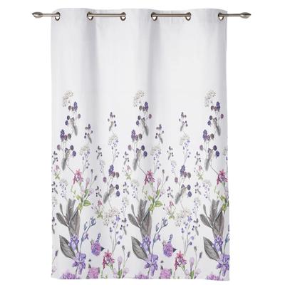 Plantes d'été Fleurs violettes Nouveaux rideaux de fenêtre pour salon Cuisine Décoration intérieure Traitement de fenêtre Cantonnières Rideau