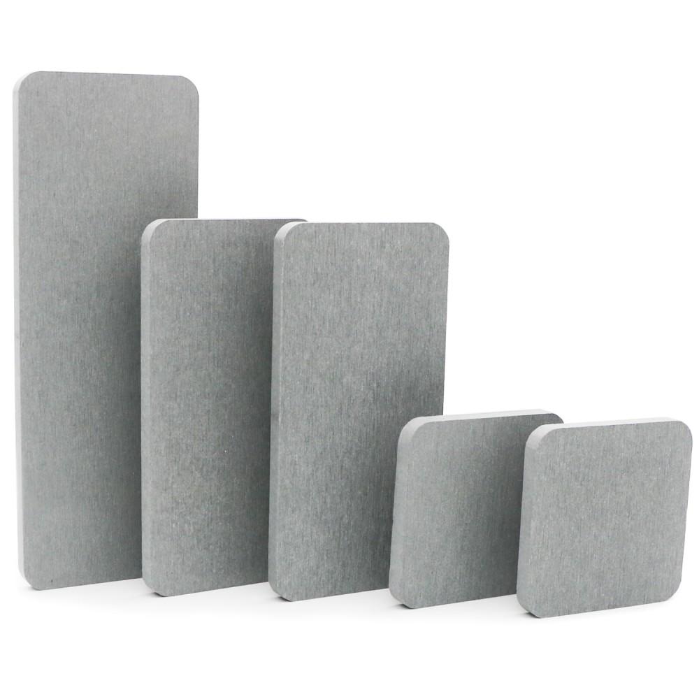 5PCS Quick Dry Solid Color Diatomaceous Bathroom Shower Pad Absorbent Mat Faucet Drain Diatomite Desktop Mat Grey