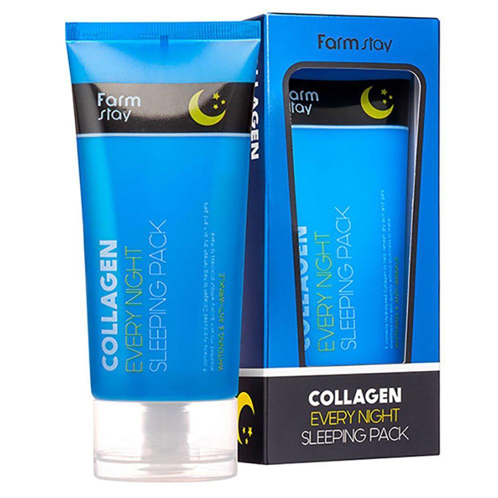 

Easy moisturizing collagen sleeping pack 120ml that doesn’t need to be washed off