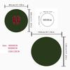 Christmas Red Plaid Snowflake Carpet Non-slip Mat Rug for Christmas Tree Living Room Home Decoration Easy Clean Bedroom Decor
