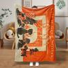Christmas tree letters digitalprinted polyester Bedroom velvet flannel soft sofa cover blanket Fleece soft sofa cover blankets