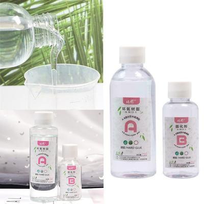 (Nikita) Transparent Resin Epoxy High Adhesive 3: 1 AB Crystal Glue Jewelry Making 100ML