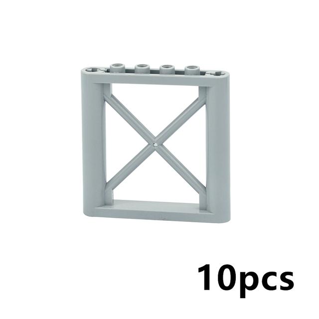 Military Base Barbed wire Building Block City military Scene Accessory Fence Isolation Net MOC Parts Brick 30104 92338 Chain