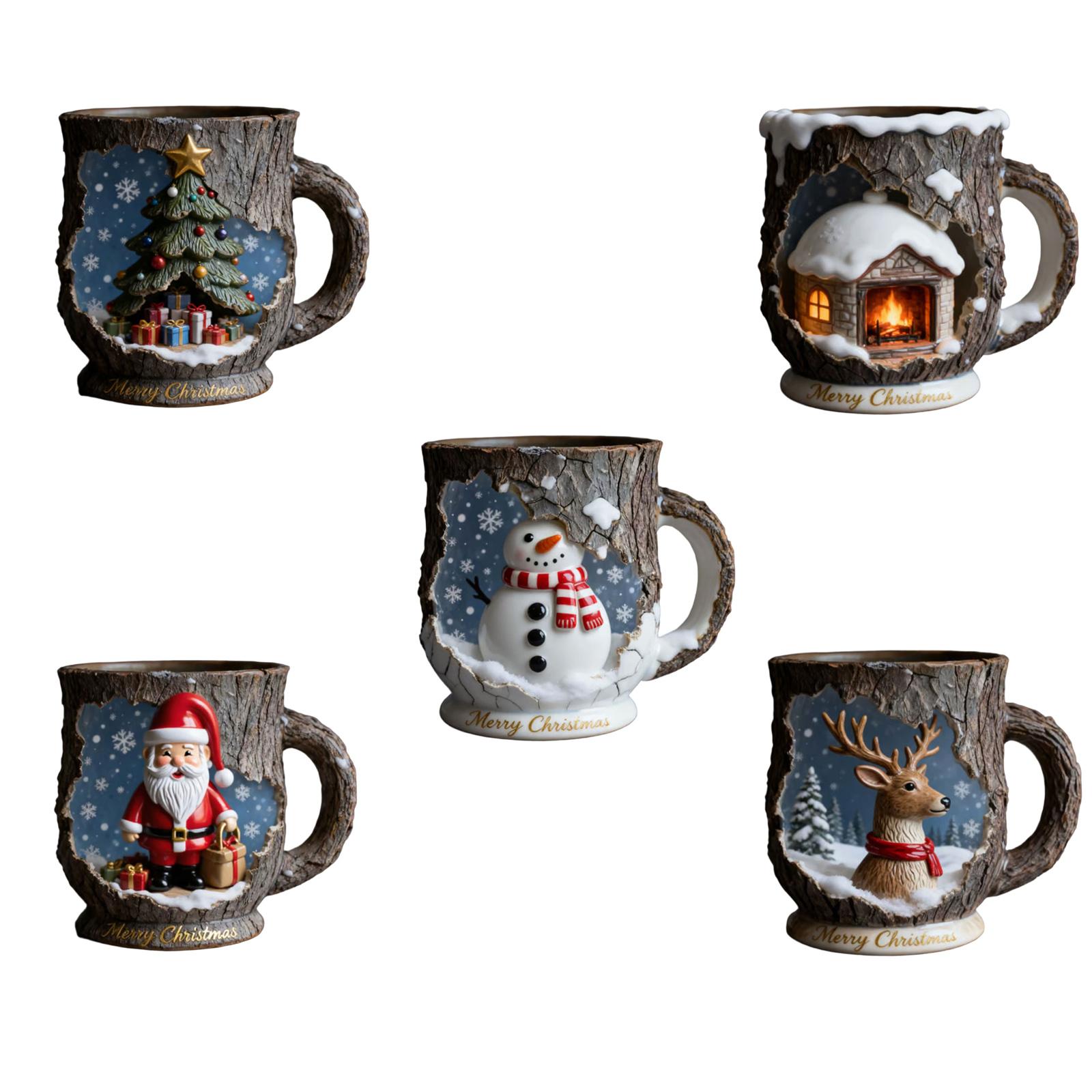 

Christmas Sister Transparent High-Borosilicate Glass Cup - Deer-shaped Cup With Antlers - Christmas High-Borosilicate Glass Mug - Transparent - 325ML One Size