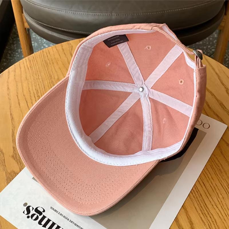 Cute Cartoon Animals Embroidery Baseball Cap For Women Soft Cotton Snabpack Solid Color Visors Hat Lovely Kawaii Sports Caps