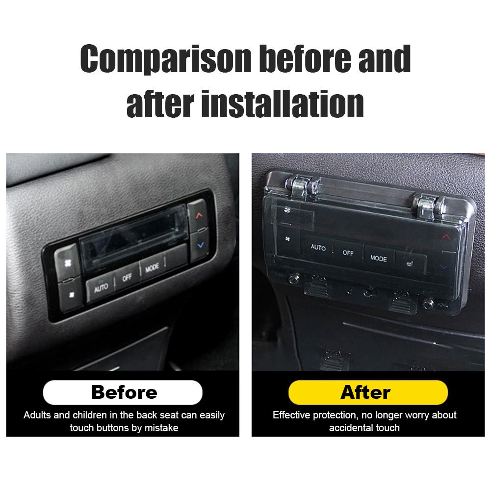 Für GMW Für Haval H9 2025 2025 Auto Hinteres Klimaanlagenpanel Anti-Tritt-Abdeckung Klimaanlagenschalter Schutz Zubehör
