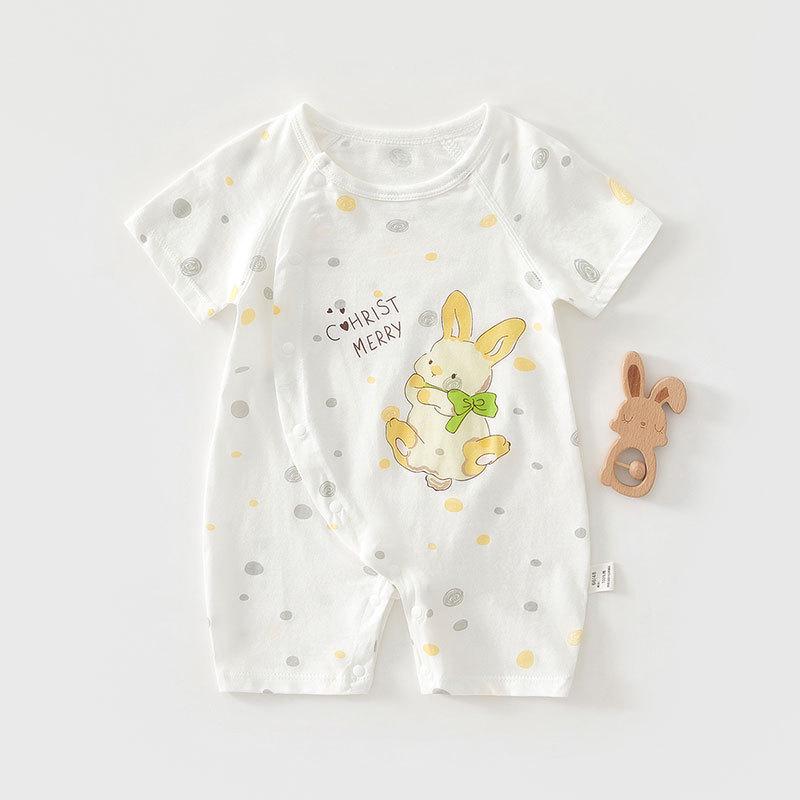 Dünner Stil Sommer Baby Strampler Kurzarm Body für Neugeborene