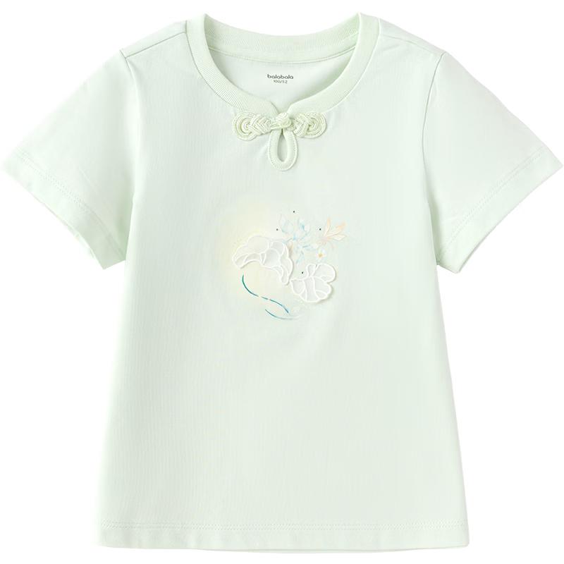 Balabala balaOne Girls Antibacterial Short-Sleeve T-Shirt 160