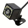 HD CCD Car Rear View Camera with 12 LED Night Vision - Wide Angle Reverse Backup Camera for Parking, Front & Rear Universal