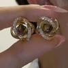 Elegant Zirconia Colorful Stud Earrings for Women - Luxurious, Stylish, and Hot-Selling Fashion Accessories