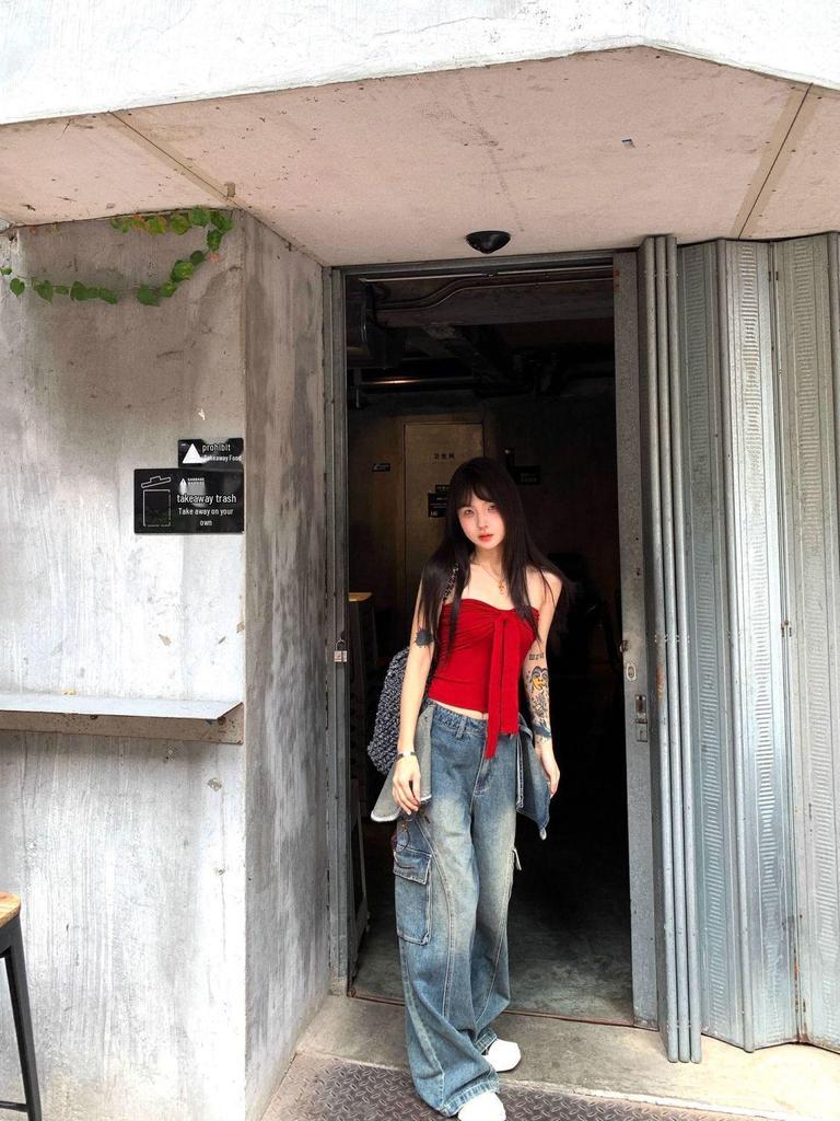 Damen Französisches Retro Schleife Trägerloses Weste - Sommer Pure Desire Wickel-Brust-Top