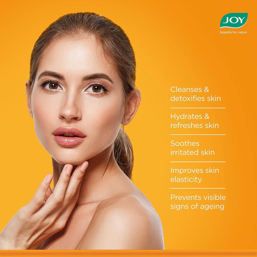 JOY Alcohol Free Vitamin C Face Toner 150ml Pack for Glowing Hydrated Skin with Hyaluronic Acid