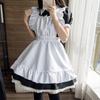 YAISHN Maid Cute Lolita Authentic and Halloween Short Set Outfit, Lolita/Gothic Dress, Popular, Costume, Women's, Cosplay, Sleeves, Bowknot, Knee-High
