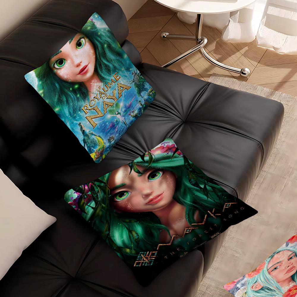 Cartoon Anime Movie Mavka Lisova Pisnya Decorative Room Aesthetics Pillow Case Home Decor Sofa Bed Couch Pillow Cover 45x45