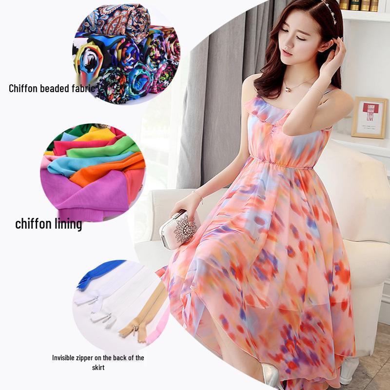 Solid Color Georgette Chiffon Dance Dress Lining Fabric