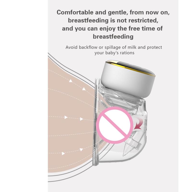 Electric Breast Pump Battery Powered Multi-modes Combination for Multifunction Breastfeeding Can Be Worn in-Bra