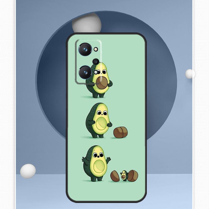 Funny Avocado Quotes For Realme C55 C33 C30 C21Y 10 Pro Plus GT Neo 5 3 3T Case For OnePlus 11 10 Pro Nord 2 2T