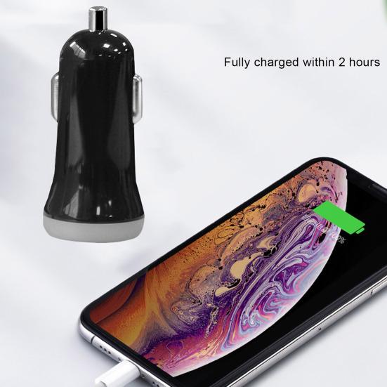 

Car Phone Charger 5V 3.1A Dual USB Interface Type-C Fast Charging Stable Output Mini Car Adapter Socket