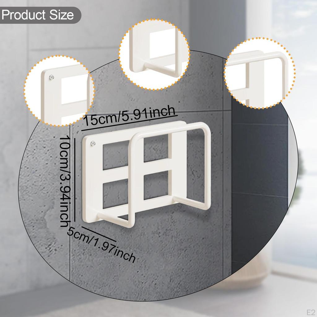 Modem Storage Unit, Wall Decoration for Router And TV Box, No Punch Design Living Room