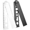 2Pcs Multifunctional Folding Drafting Ruler Geometric Measuring Tool For Student Architect Drawing Engineering Drafting
