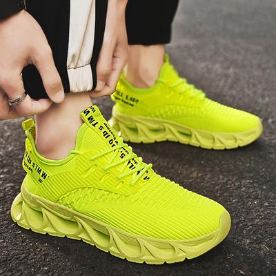 Sneaker Men High Quality Summer Jogging Breathable Platform Sports Lace Up Training Shock-absorbing Sports Shoes Large Size