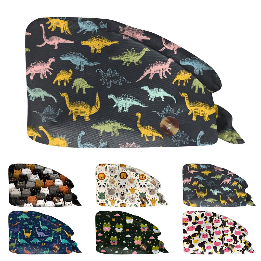 Dames Mode Dierenprint, Multifunctionele Haarturban voor Werk, Douche en