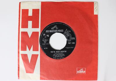7inch Record IMPRESSIONS  Youve Been Cheatin  Just One Kis POP1498 HIS MASTERS V 1965 UK SoulFunk Used
