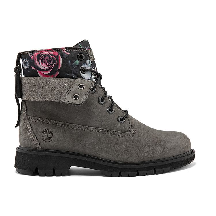 Timberland Lucia Way Leather Outdoor Casual Waterproof Short Martin Boots Women boots Gray A2KURW