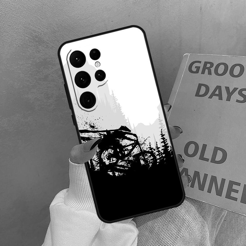 MTB Mountain Bike Cycling Bicycle Case For Samsung Galaxy S21 S22 S23 S24 S25 Ultra S9 S10 S25 Plus S20 FE S25 FE Cover Coque
