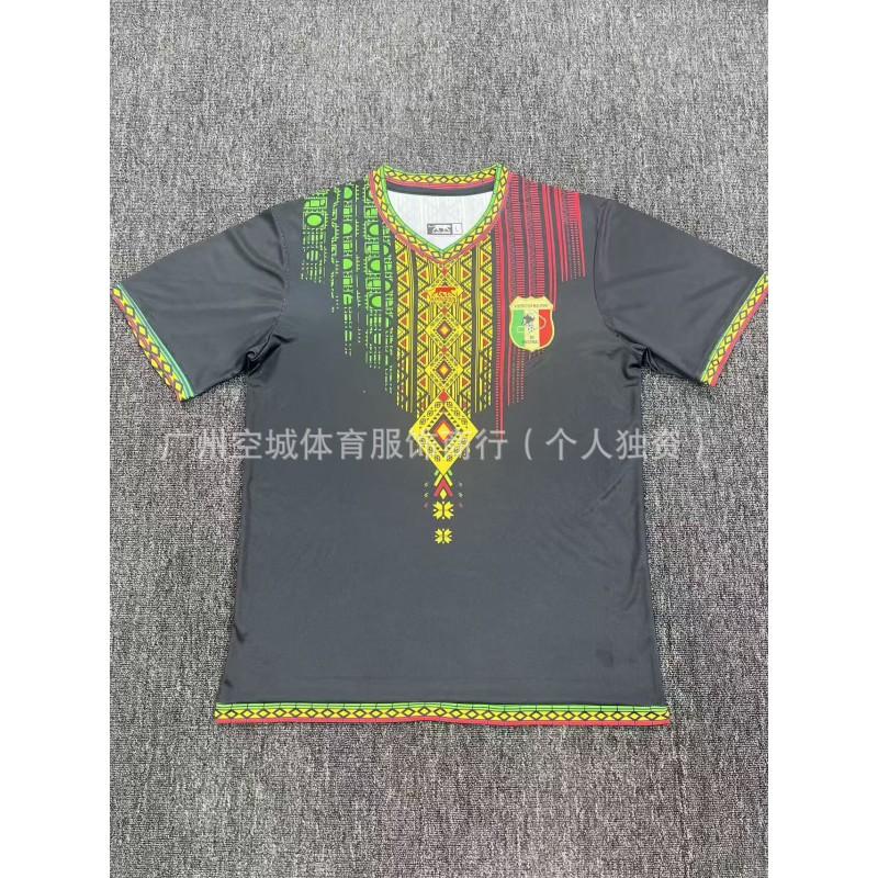 Mens Short Sleeve Soccer Jerseys Cameroon Congo Mali Senegal Benin National Team Fans Football Shirts